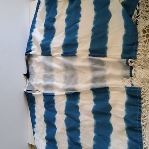Forever 21 Tassel Blue/White wrap